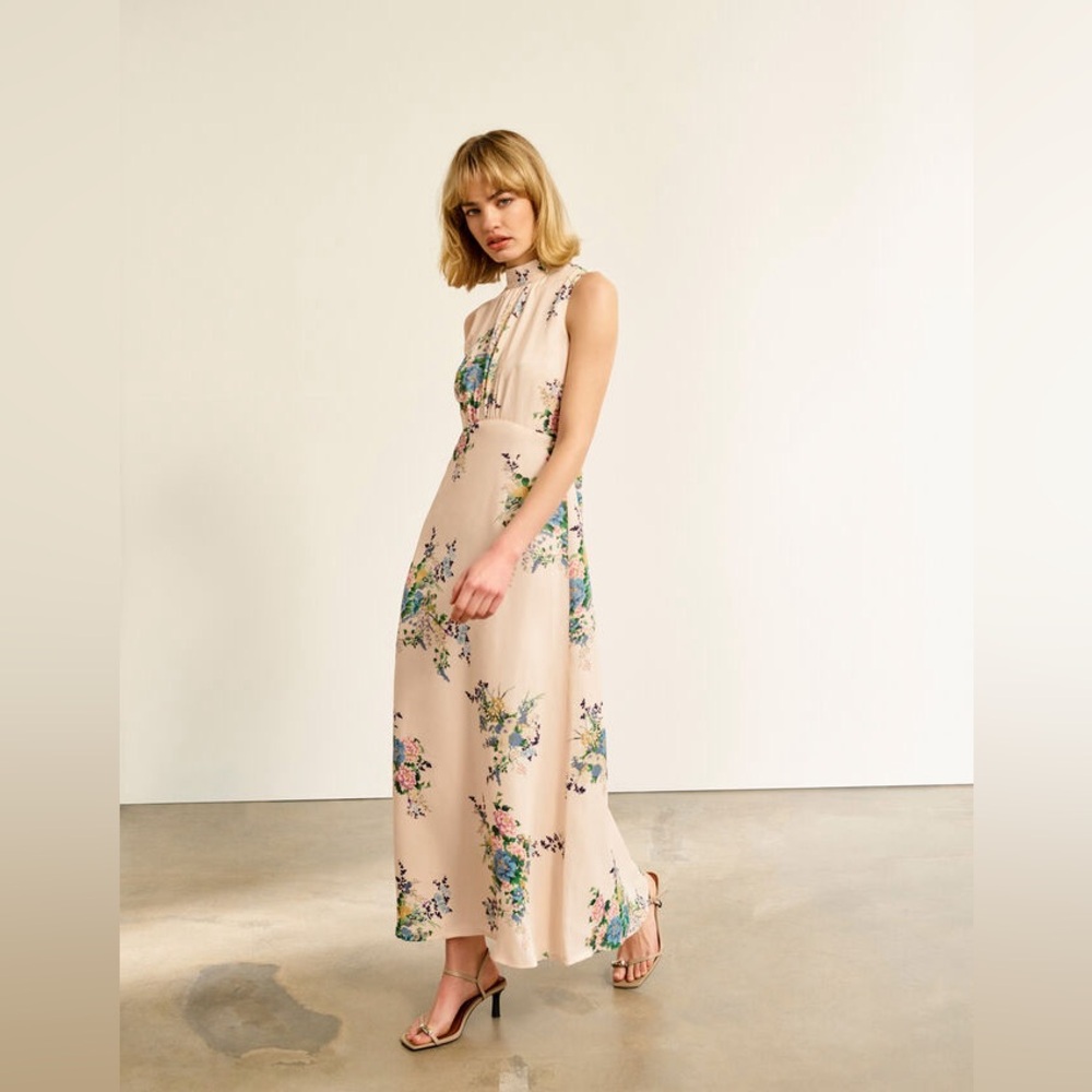 MONSOON Serenity halter dress multi